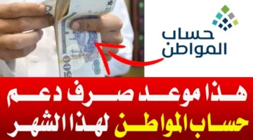 عاجل.. موعد صرف حساب المواطن الدفعة 97 ديسمبر 2025 وخطوات الاستعلام عنها
